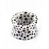 Alargador Flesh Tunnel Estrelas (18mm) - Par