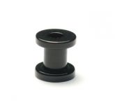 Alargador Acrílico Preto (6mm) - Unidade