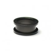 Alargador Acrílico Preto (20mm) - Unidade