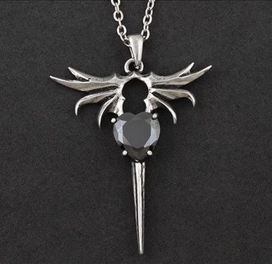 Colar Black Heart