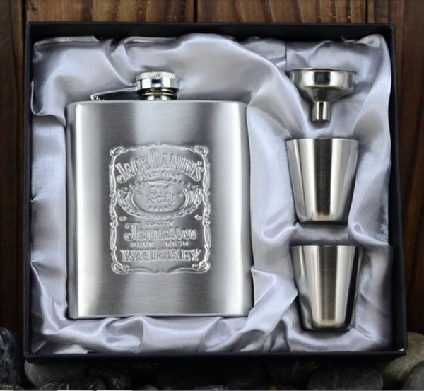 Kit Cantil de Bolso Jack Daniel's + 2 Copinhos