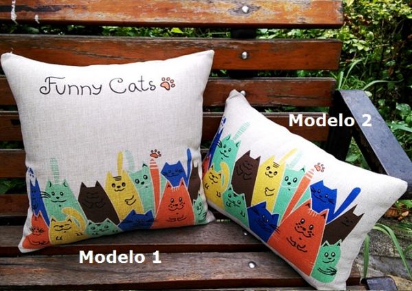 Almofada Gatos